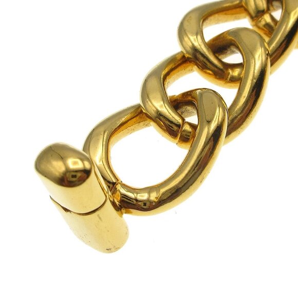 Chanel Turnlock Charm Gold Chain Bracelet 95A 54651 - Picture 2 of 8